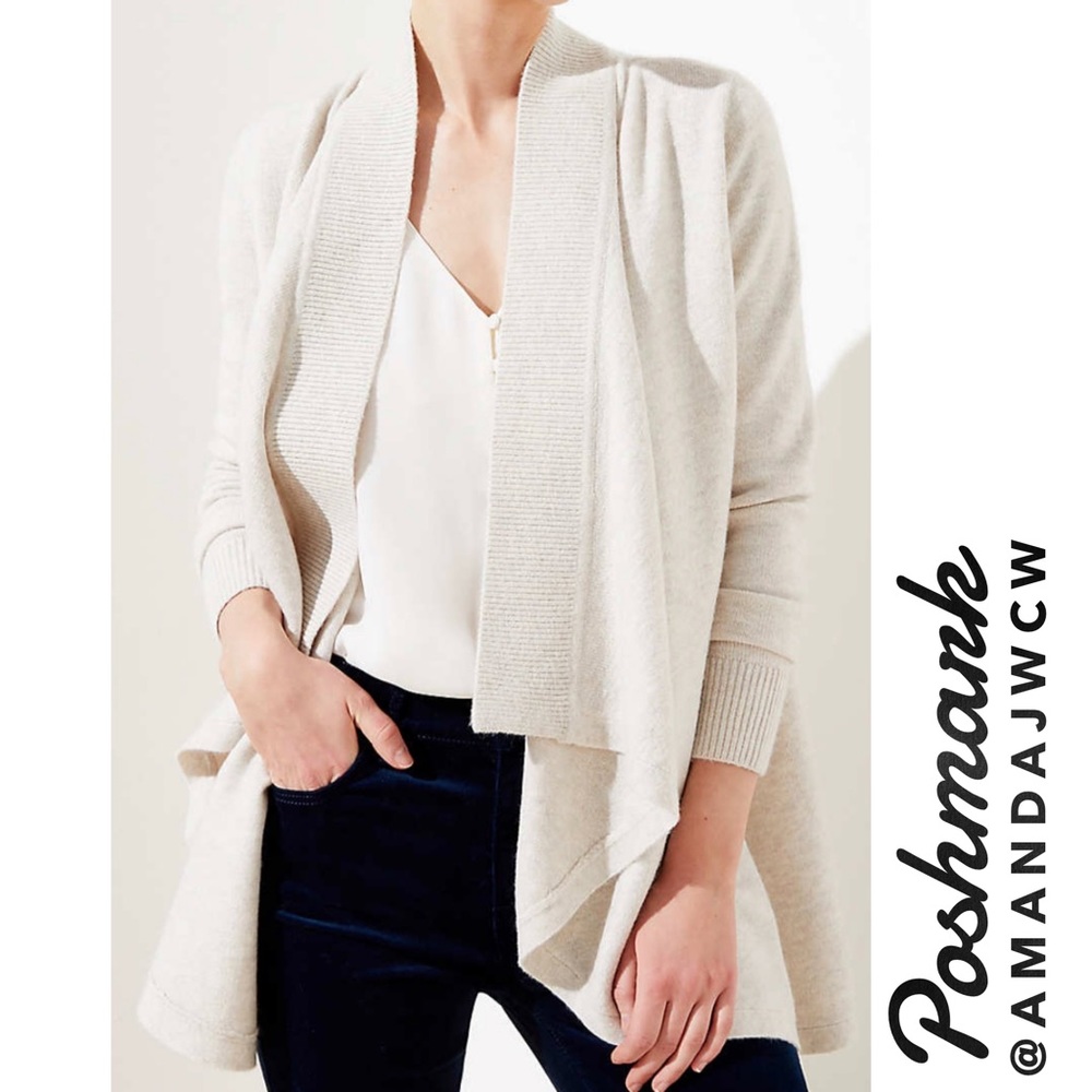 LOFT Cascade Cardigan- New with tags! - Picture 2 of 5